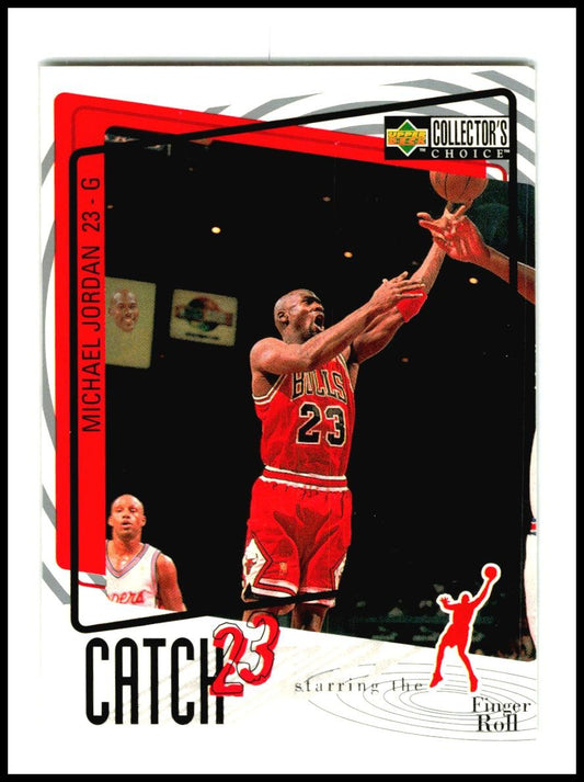 1997-98 Collector's Choice Catch 23 #187 Michael Jordan Chicago Bulls