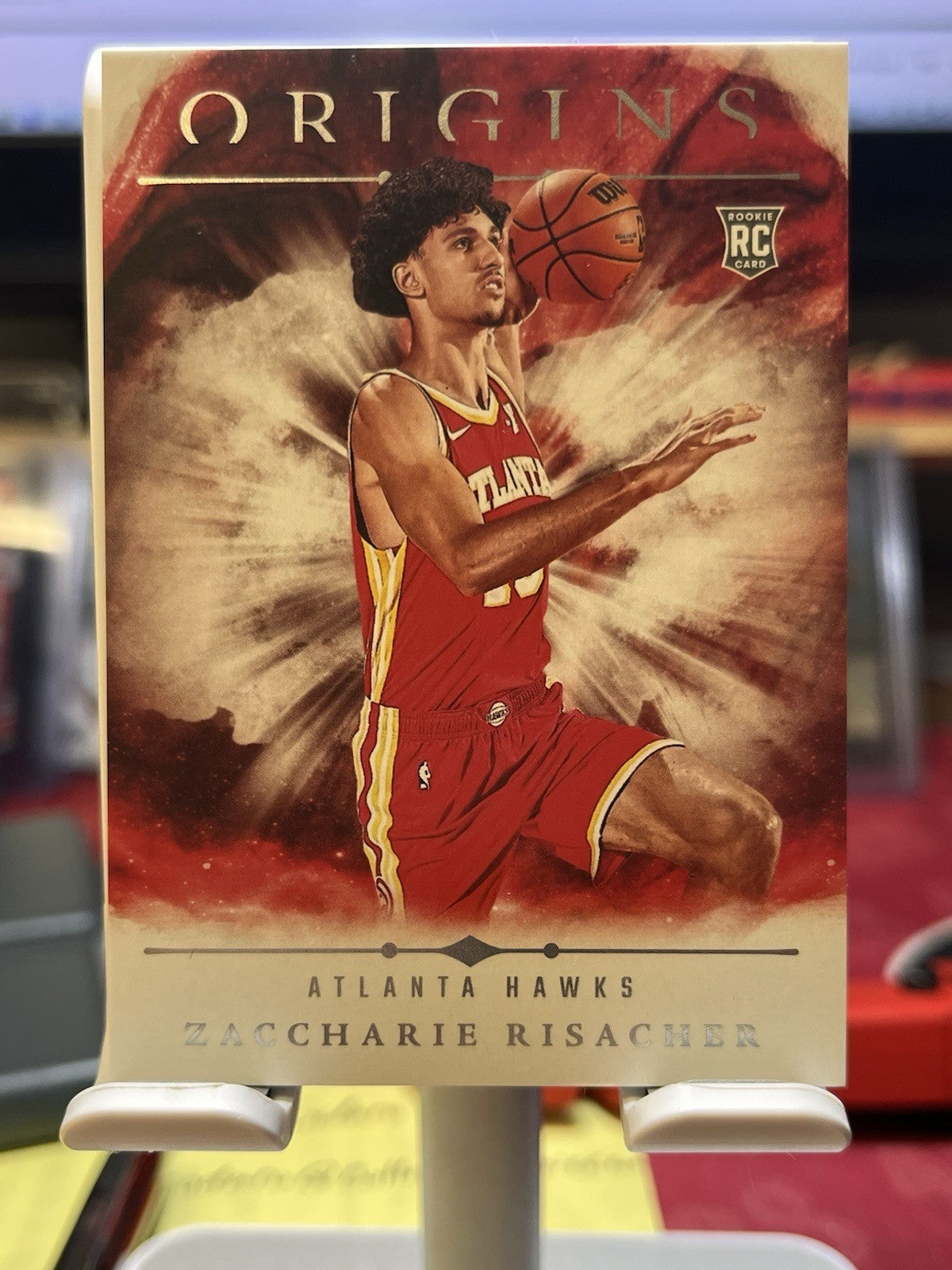 2024-25 Origins #94 Zaccharie Risacher RC Rookie Hawks