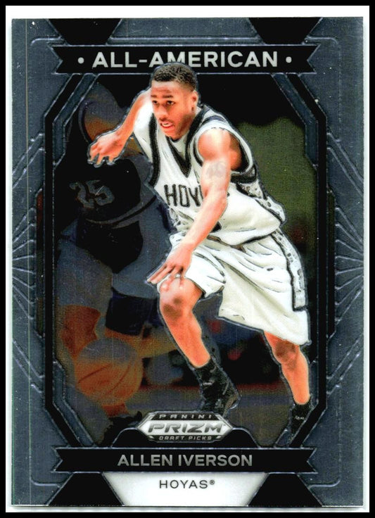 2024 Panini Prizm Draft Picks All-American #18 Allen Iverson Georgetown Hoyas