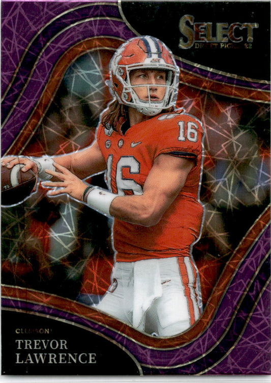 2022 Panini Select Draft Picks #136 Trevor Lawrence Jacksonville Jaguars / Clemo