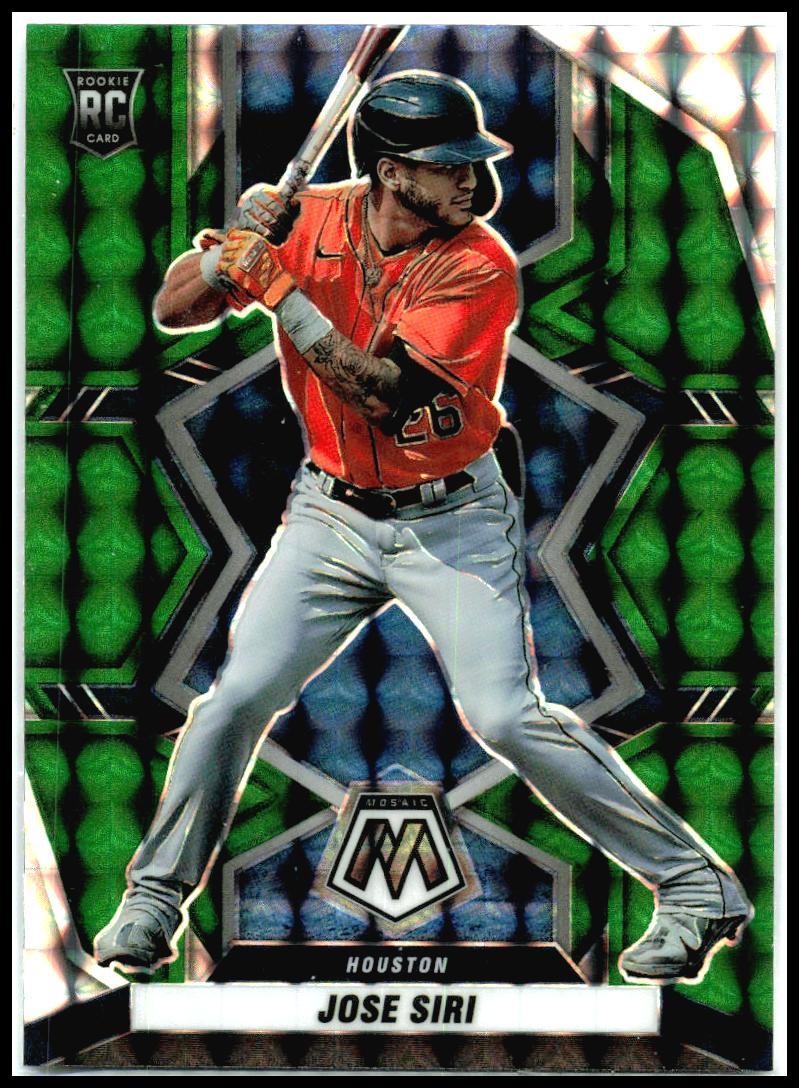 2022 Panini Mosaic Green Mosaic #222 Jose Siri Houston Astros