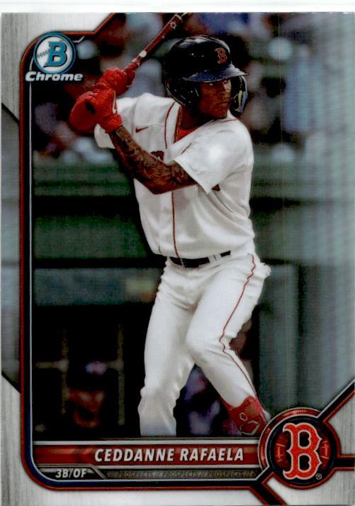 2022 Bowman Draft Refractor #BDC-104 Ceddanne Rafaela Boston Red Sox