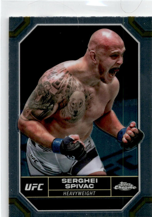 2024 Topps Chrome UFC #176 Serghei Spivac