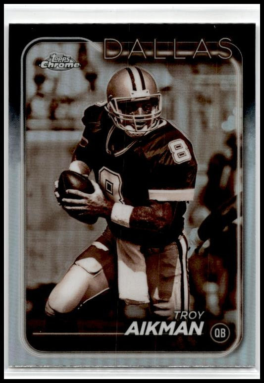 2024 Topps Chrome Sepia Refractor #37 Troy Aikman Dallas Cowboys