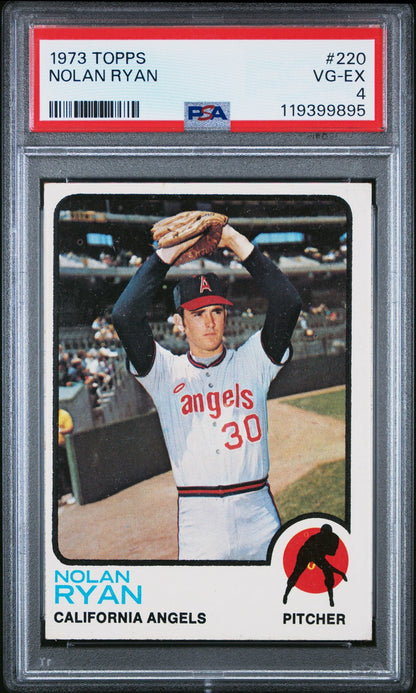 1973 Topps #220 Nolan Ryan California Angels