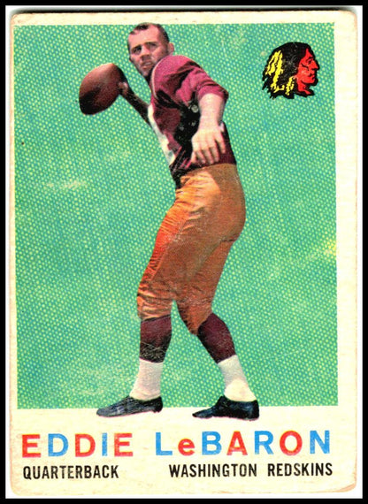 1959 Topps #150 Eddie LeBaron Washington Redskins