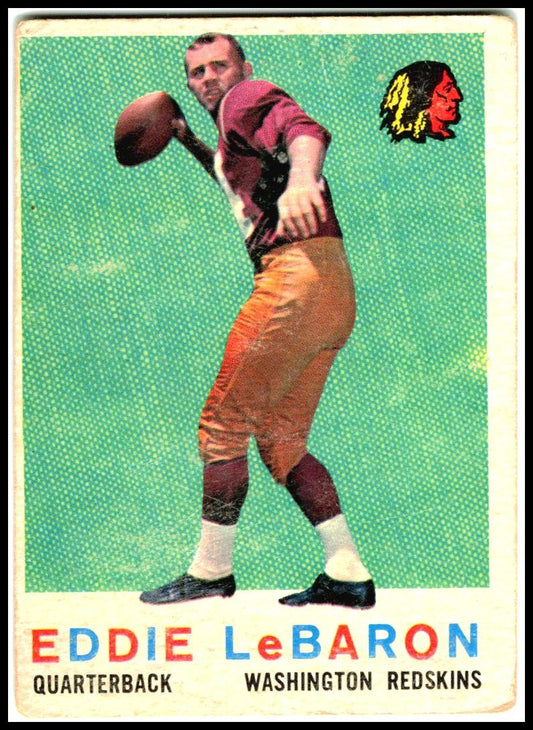 1959 Topps #150 Eddie LeBaron Washington Redskins
