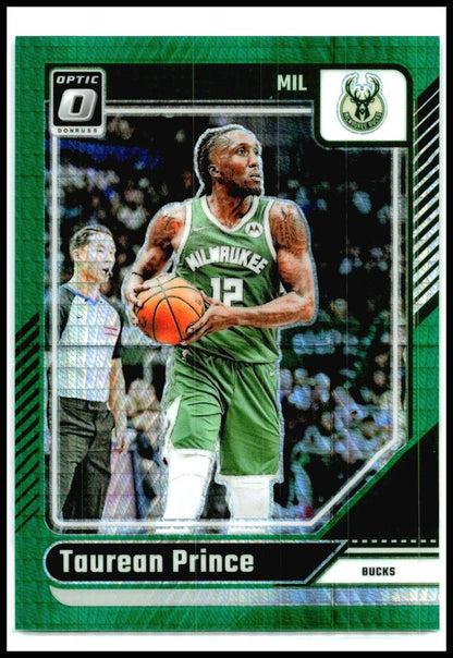 2024-25 Donruss optic Hyper Green/249 #5 Taurean Prince Bucks