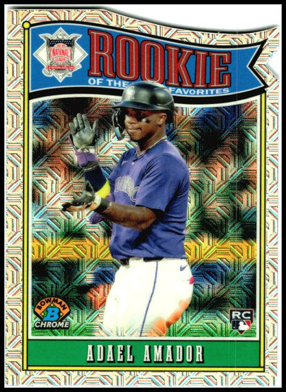 2025 Bowman Mojo Rookie of the Favorites #ROY-13 Adael Amador Rockies