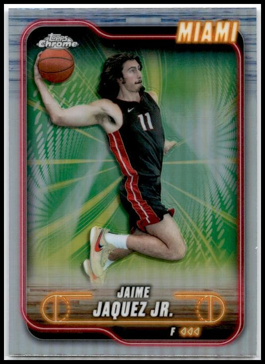 2024-25 Topps Chrome Refractor #36 Jaime Jaquez JR Heat