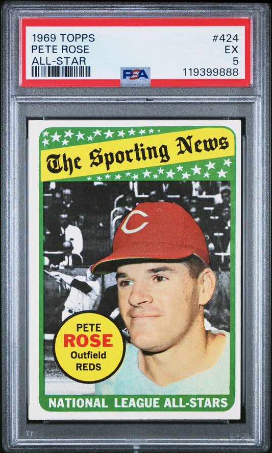 1969 Topps All-Star #424 Pete Rose