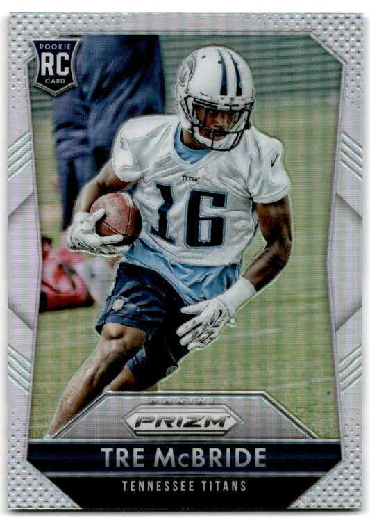 2015 Panini Prizm Silver Tre McBride Rookie Tennessee Titans #294