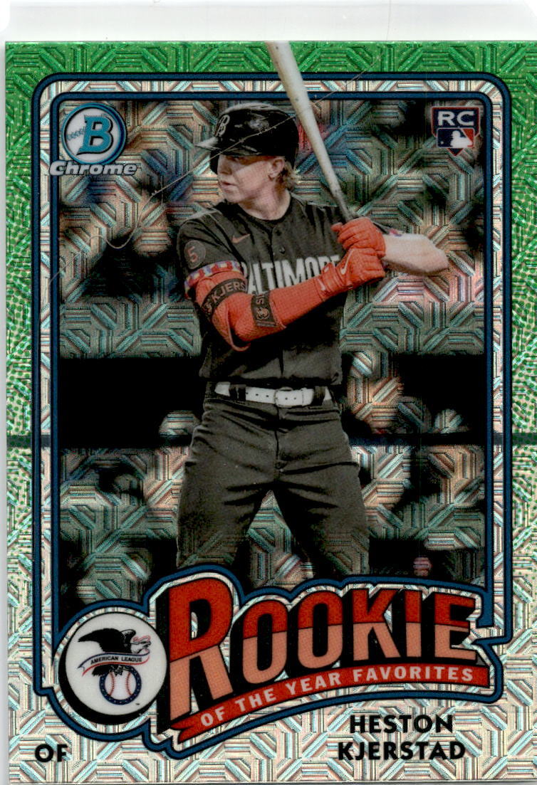 2024 Bowman - Chrome Mega #ROY-14 Heston Kjerstad Baltimore Orioles