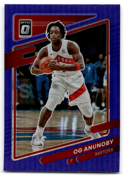 2021-22 Donruss Optic purple OG Anunoby Toronto Raptors #119