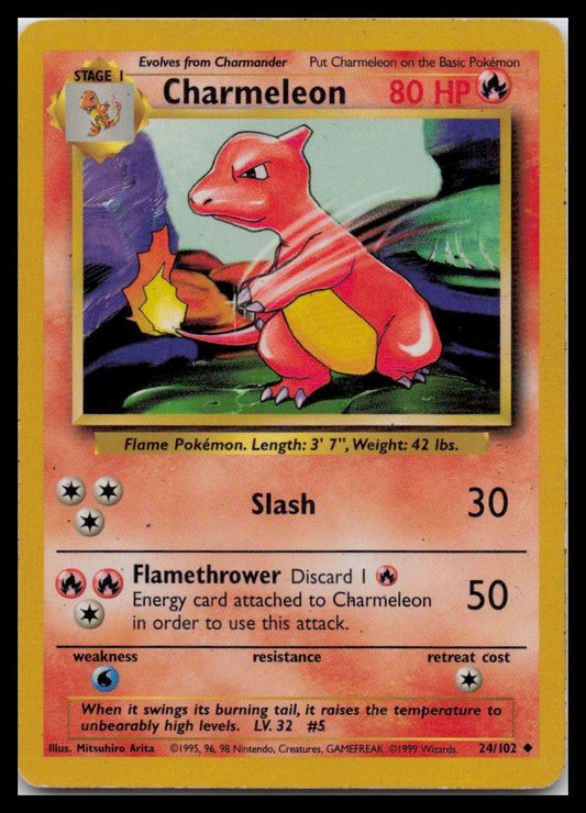 Base Set #024/102 Charmeleon
