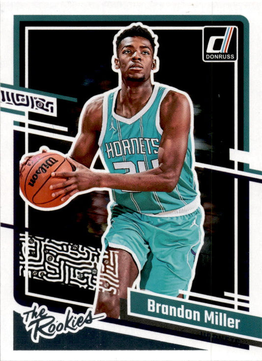 2023-24 Donruss The Rookies #3 Brandon Miller Charlotte Hornets