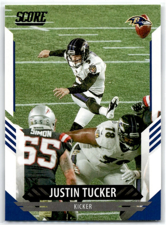 2021 Score Justin Tucker Baltimore Ravens #95
