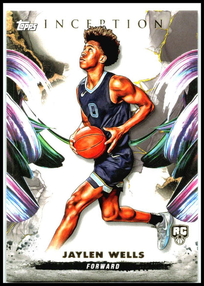 2024-25 Topps Inception #30 Jaylen Wells Rookie Memphis Grizzlies