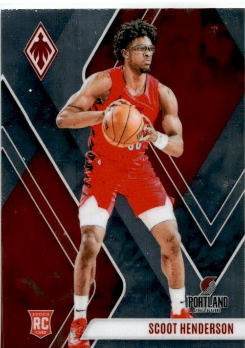 2023-24 Panini Phoenix #298 Scoot Henderson Rookie Portland Trail Blazers