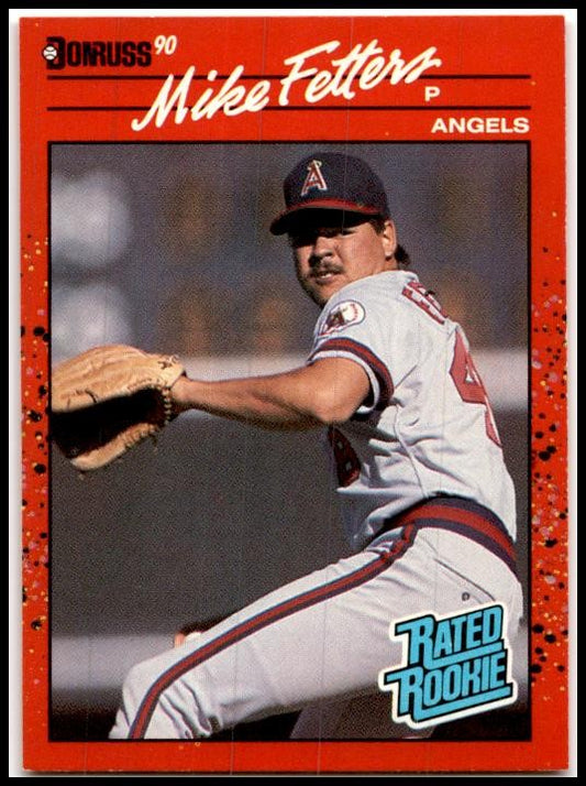 1990 Donruss #35 Mike Fetters Rookie California Angels