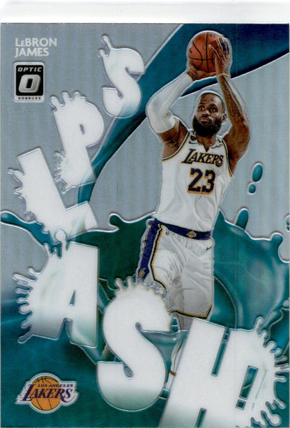 2020-21 Donruss Optic Splash Silver #13 LeBron James Los Angeles Lakers