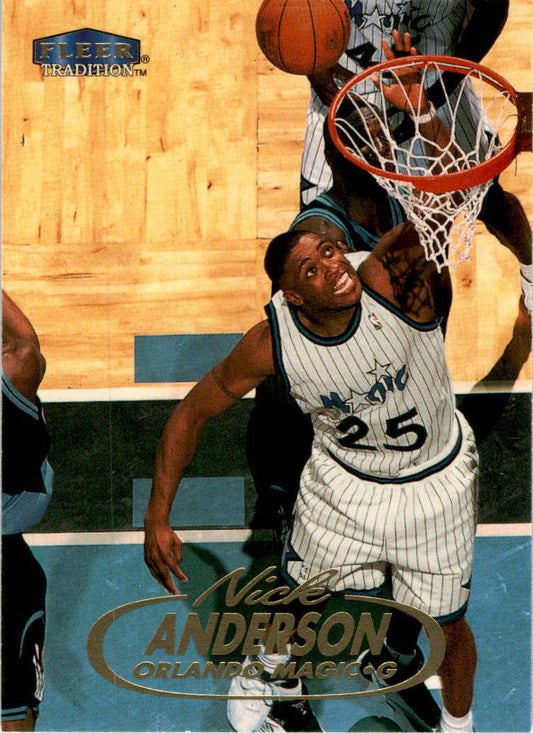 1998-99 Fleer Tradition #25 Nick Anderson Orlando Magic