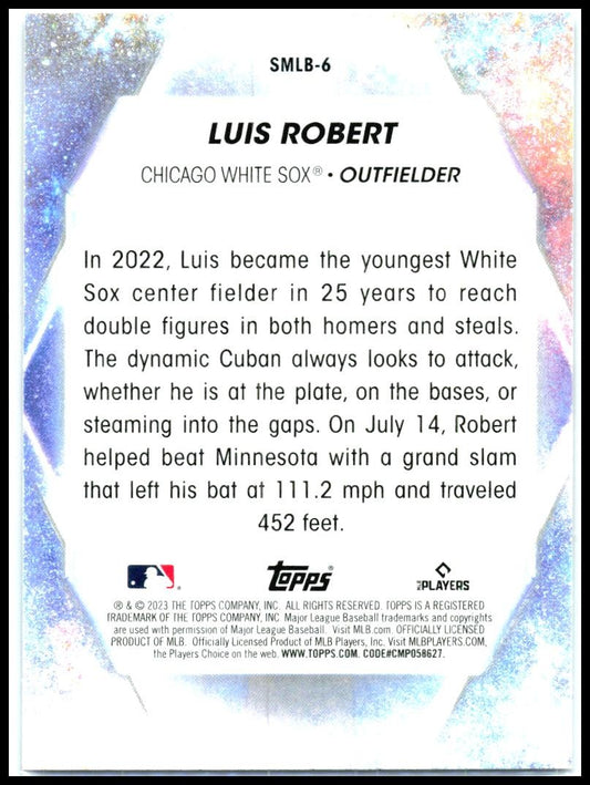 2023 Topps Stars of MLB #SMLB-6 Luis Robert Chicago White Sox