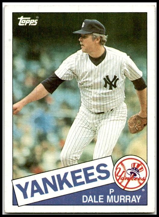 1985 Topps #481 Dale Murray New York Yankees