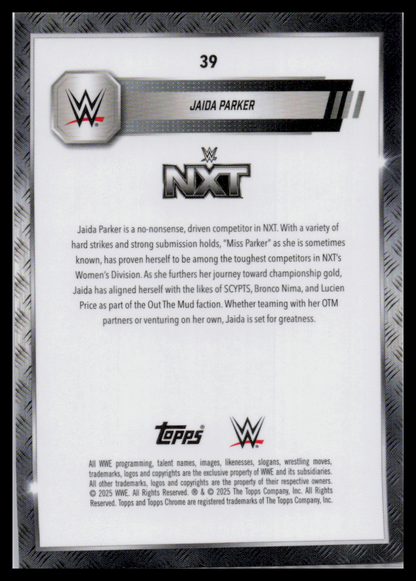2024 Topps Chrome WWE #39 Jaida Parker