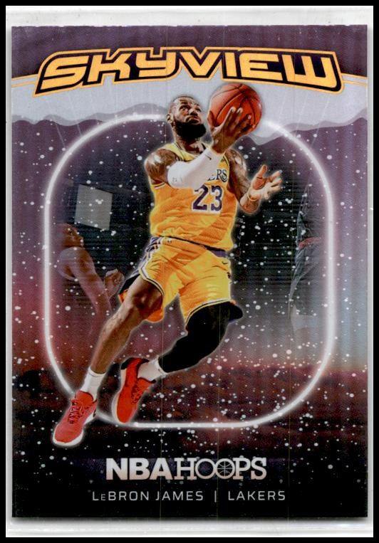 2024-25 Hoops Winter Skyview #17 LeBron James Los Angeles Lakers