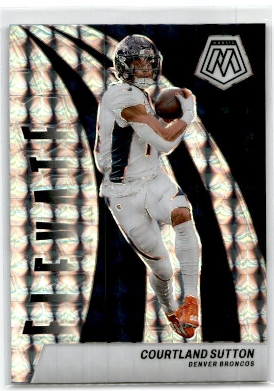 2024 Panini Mosaic Elevate Mosaic #20 Courtland Sutton Denver Broncos