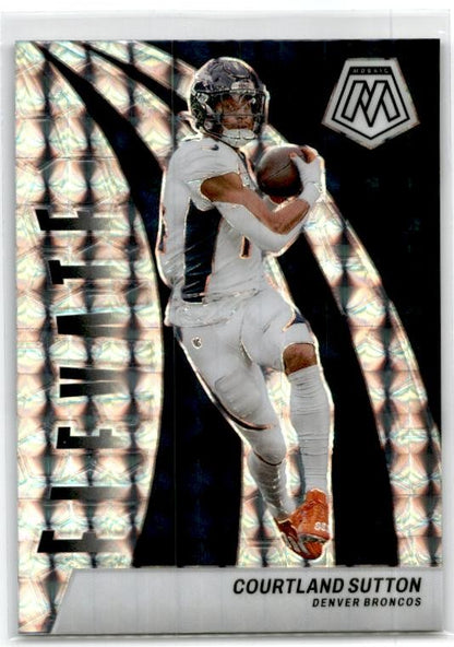 2024 Panini Mosaic Elevate Mosaic #20 Courtland Sutton Denver Broncos