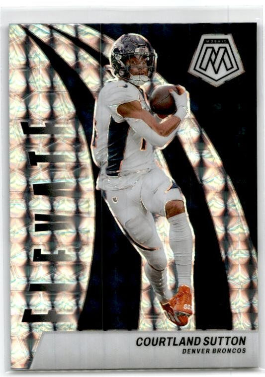 2024 Panini Mosaic Elevate Mosaic #20 Courtland Sutton Denver Broncos