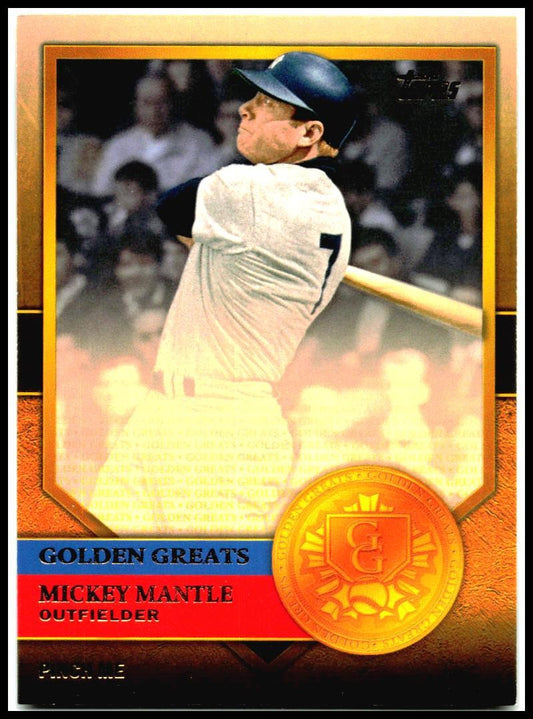 2012 Topps Golden Greats #GG-32 Mickey Mantle New York Yankees