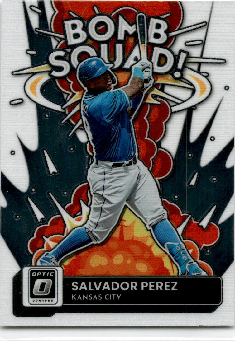 2022 Donruss Optic Bomb Squad #BS-1 Salvador Perez Kansas City Royals