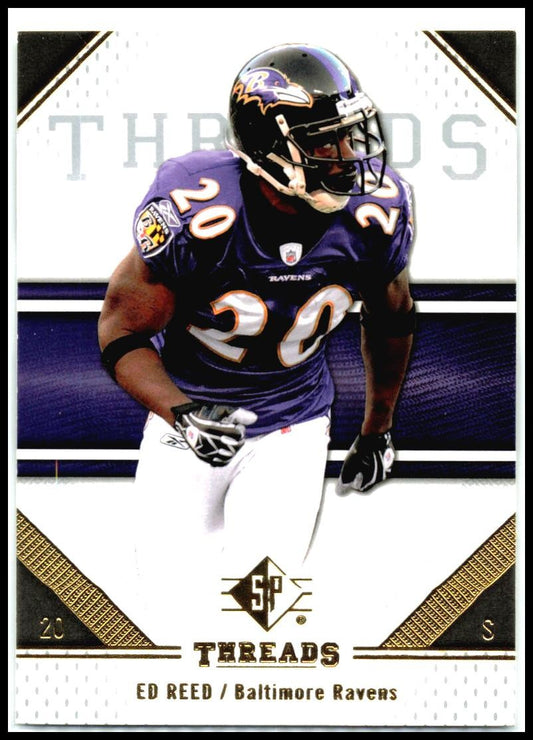 2009 SP Threads #35 Ed Reed Baltimore Ravens