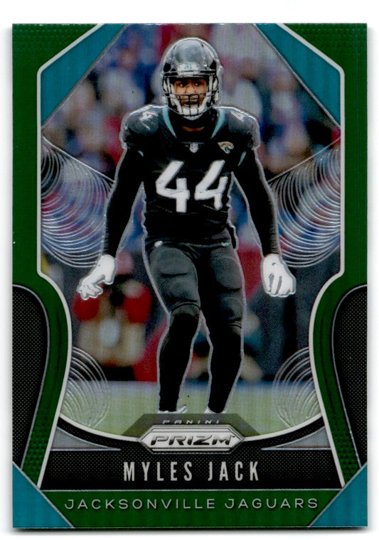 2019 Panini Prizm Green Myles Jack Jacksonville Jaguars #158