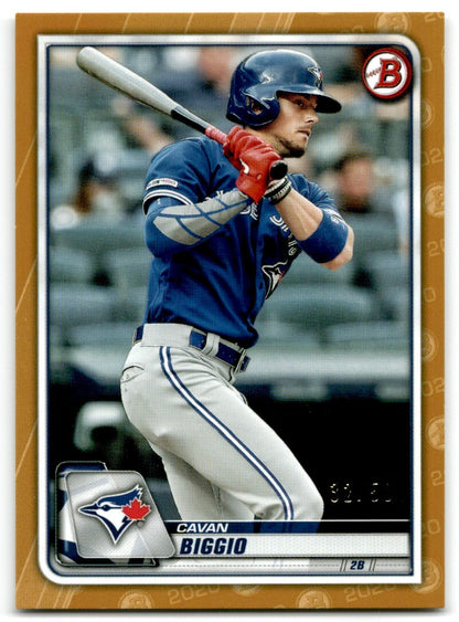 2020 Bowman Gold Parallel Cavan Biggio 32/50 Toronto Blue Jays #8