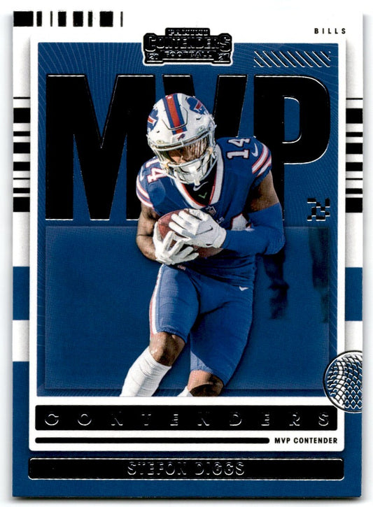 2021 Panini Contenders MVP Stefon Diggs Buffalo Bills #MVP-SDI