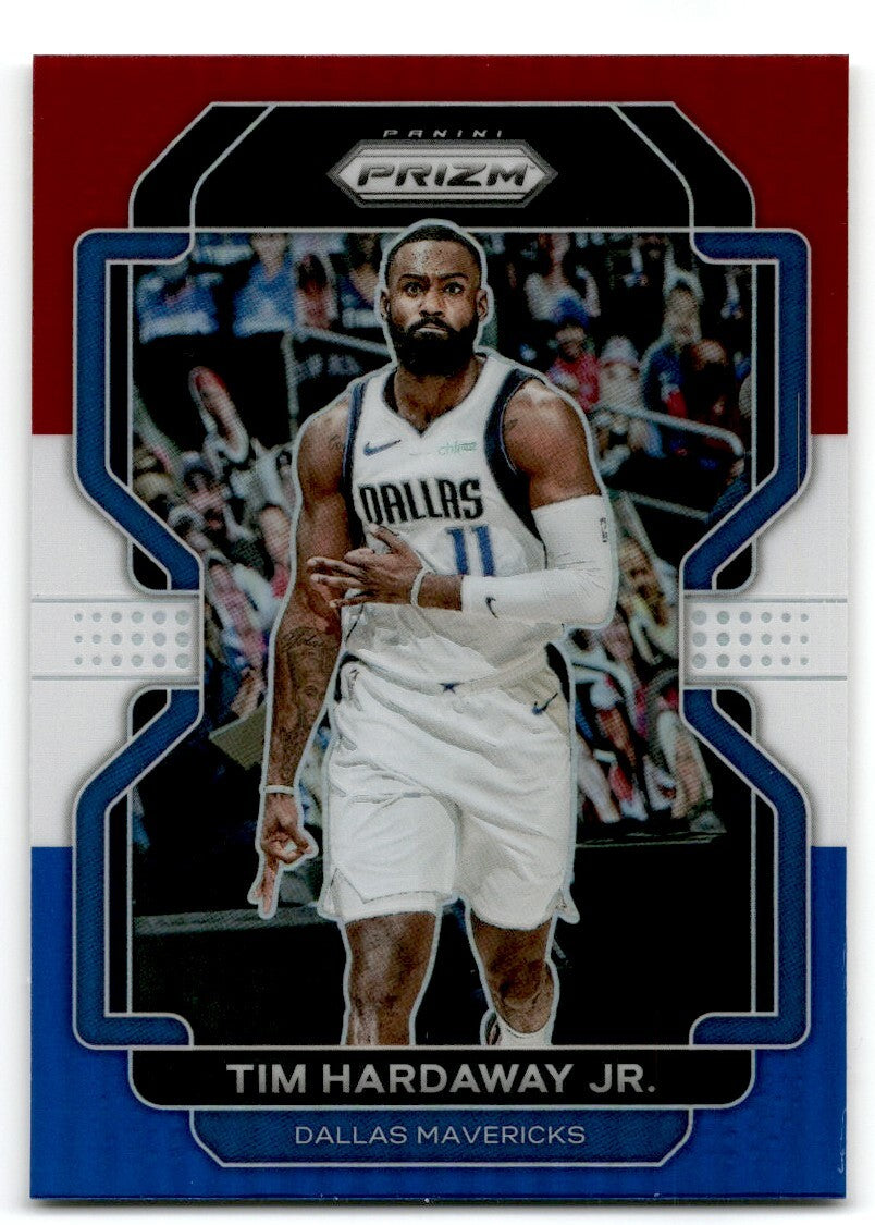 2021-22 Red White & Blue Prizm Tim Hardaway Jr. Dallas Mavericks #70