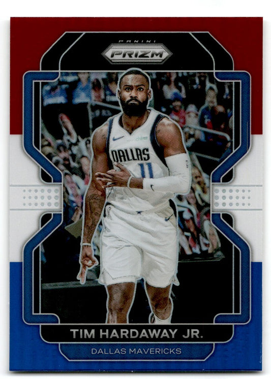 2021-22 Red White & Blue Prizm Tim Hardaway Jr. Dallas Mavericks #70
