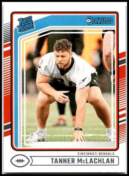 2024 Donruss #324 Tanner McLachlan Rookie Cincinnati Bengals
