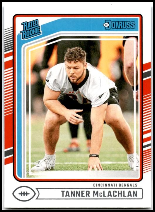 2024 Donruss #324 Tanner McLachlan Rookie Cincinnati Bengals