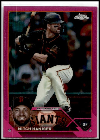 2023 Topps Chrome Update Pink #USC73 Mitch Haniger San Francisco Giants