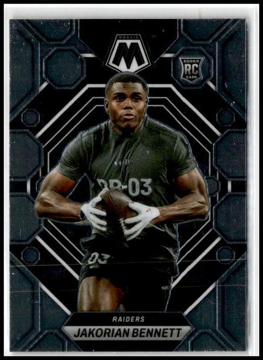 2023 Panini Mosaic #327 Jakorian Bennett Rookie Las Vegas Raiders