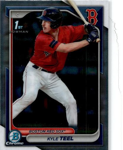 2024 Bowman Chrome #BCP-48 Kyle Teel Boston Red Sox