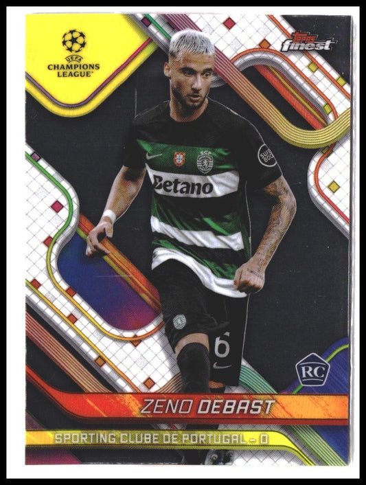 Zeno Debast #48 2024-25 Finest UEFA Club Competitions Rookie RC