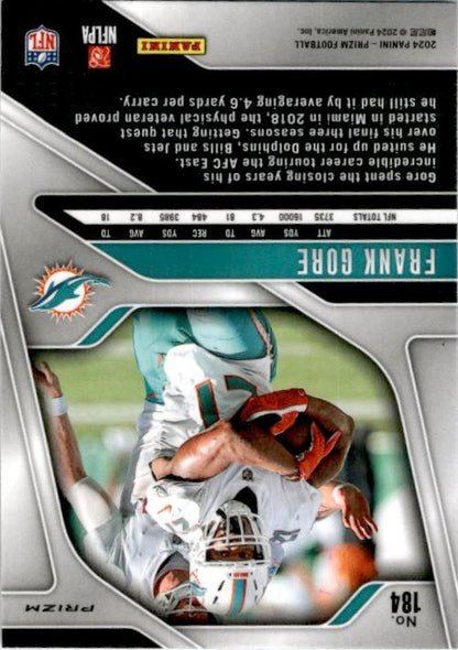 2024 Panini Prizm #184 Frank Gore Red White and Blue
