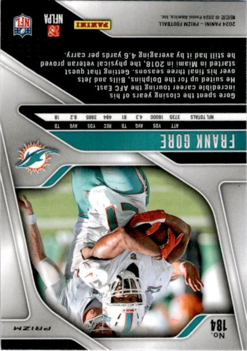 2024 Panini Prizm #184 Frank Gore Red White and Blue