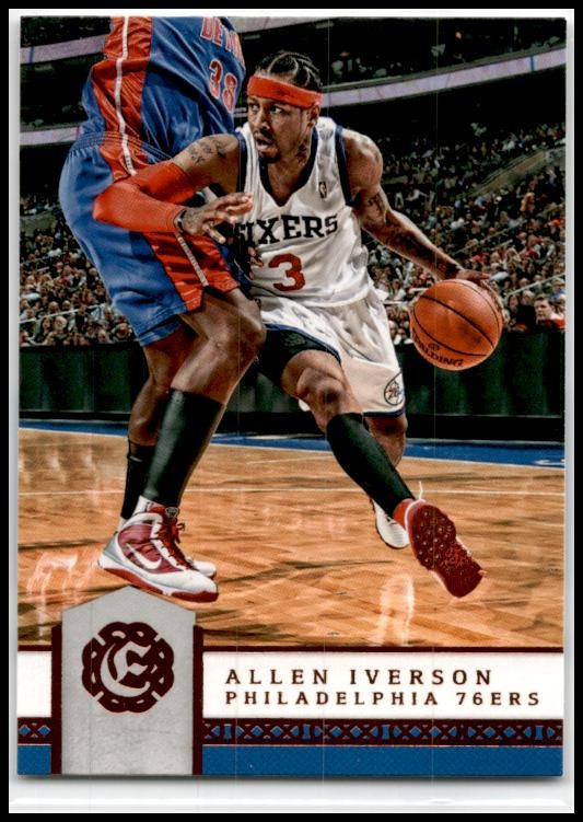 2016-17 Panini Excalibur Viscount #182 Allen Iverson Philadelphia 76ers